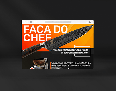 Landing Page - Faca do Chef