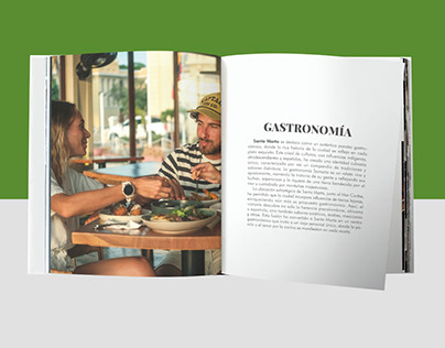 Editorial design of article for gastronomy book.