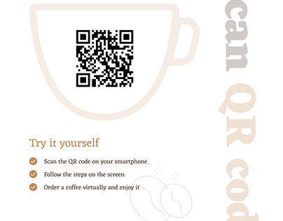 QR code for ordering coffee- CoffeeShop