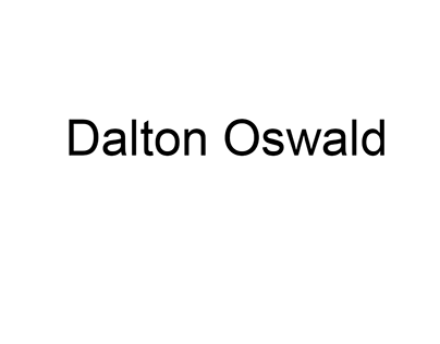 Dalton Oswald Portfolio