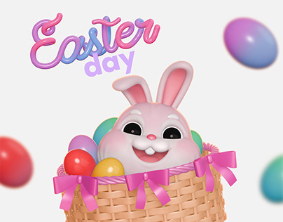 3D Easter Day Icon pack