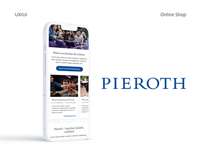 Pieroth E-Commerce Design