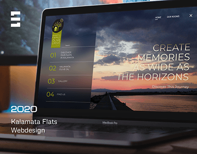 Kalamata Flats - Webdesign