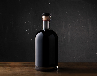 Wine Bottle-Studio Photography