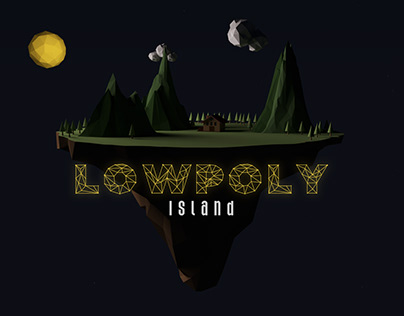 Low poly island modeling - 3D game