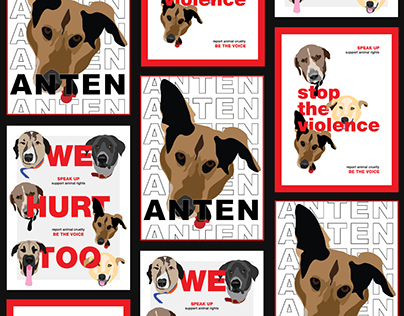 WE HURT TOO | Posters for animal rights