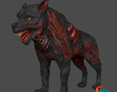 Hellhound Dog Character