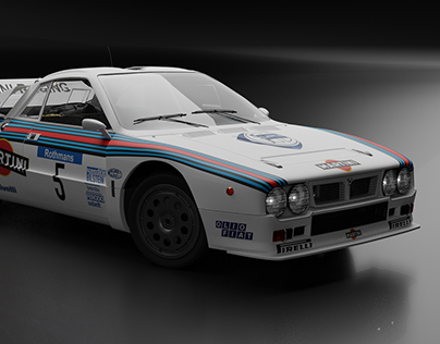 Lancia 037 Group B rally car | CGI