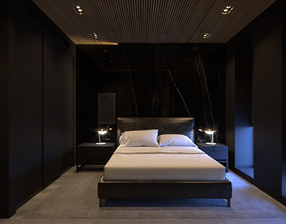 Black Bedroom Design