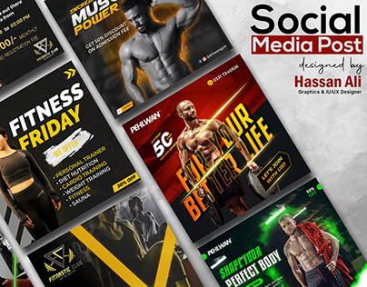 Social Media Design for Fitness GYM