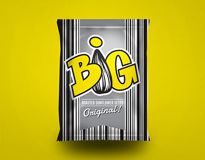 BIG sunflower seed package design