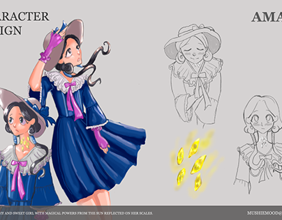 Project thumbnail - Character Sheet - Amara