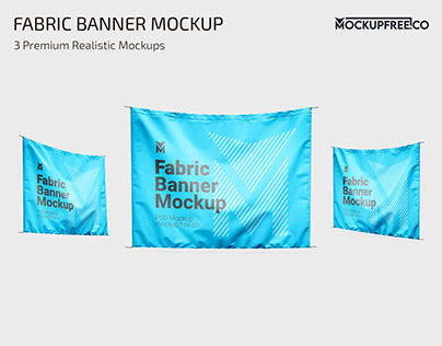 Fabric Banner Mockup