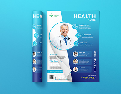 Hospital Flyer PSD Template Download