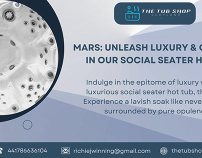 Mars: Luxury Social Seater Hot Tub
