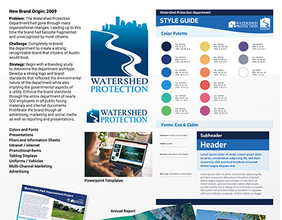 Project thumbnail - Watershed Protection Branding