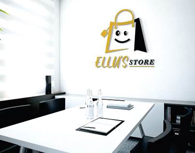 Ellu's Store Logo + Bag Product Expose & Design