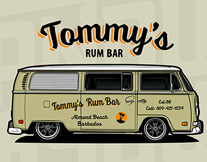 VW Camper T2a Tommy's Rum Bar