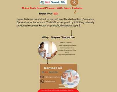 Super Tadarise 20 Mg | Tadalafil | Cialis | Buy Now!