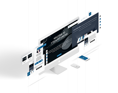 I.T Company Website Design UI/UX