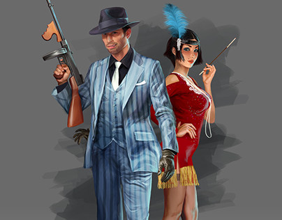 Gangster. The concept of the game character