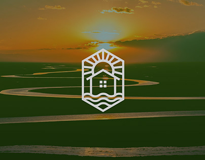 Sunrise Landscape Nature Logo