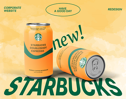 Starbucks website redesign | Corporate website