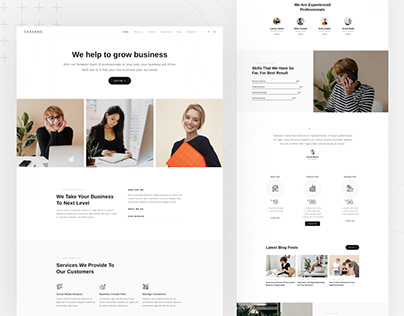 Cassano – Free Figma Website Template for Businesses