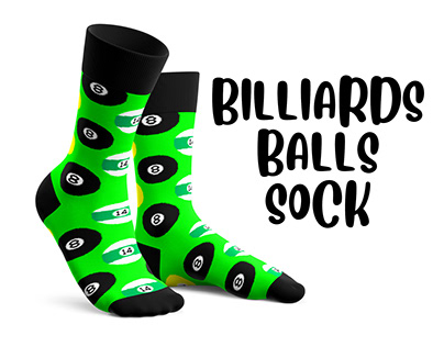 Billiards Balls Sock