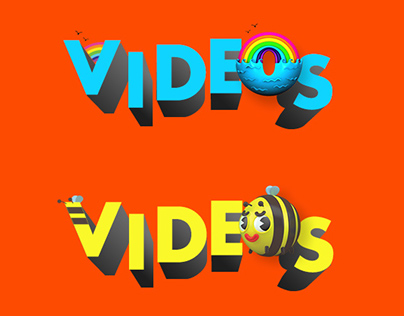 Nickelodeon - Games and Video title design exploration
