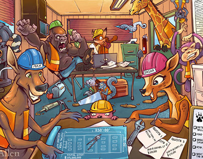 Construction Animals Children’s Book