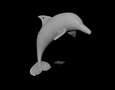 Dolphin keychain, Modeling