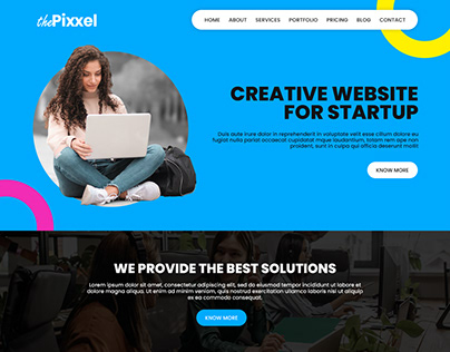 Multipurpose One page Website Theme