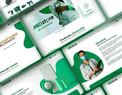 E-Commerce design for MedStore medical supplies