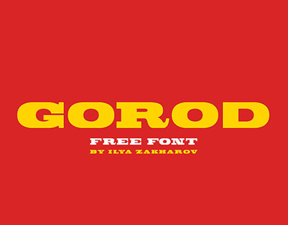 GOROD - FREE SLAB SERIF FONT