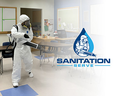 Sanitizing company logo