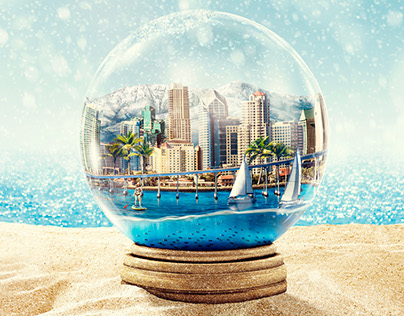 San Diego Snow Globe