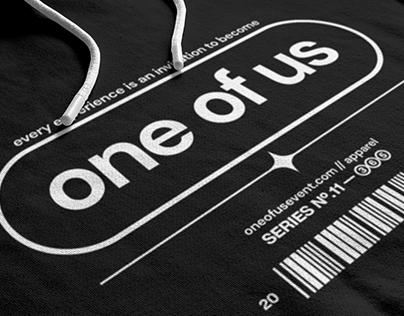 one of us event brand identity