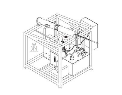 Project thumbnail - Desarrollo de planimetría y 3D máquina