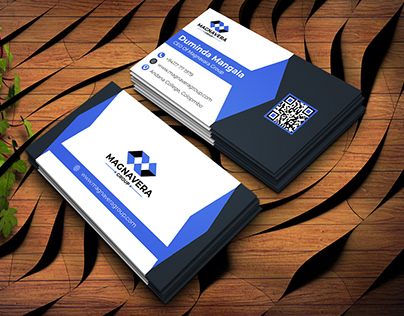creative Back And Font part business card design