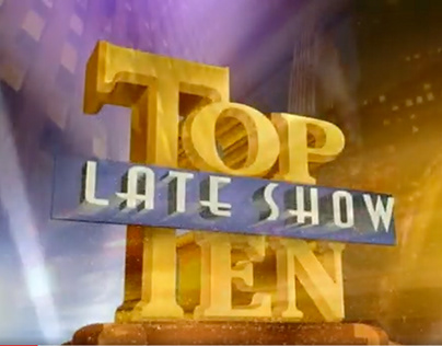 Animation Reel featuring David Letterman's Top Ten 2006