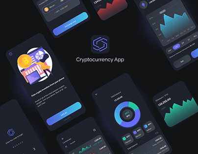 Cryptocurrency Mobile App / UI UX design