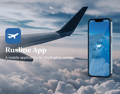 Mobile App for Rusline airlines UI/UX study project