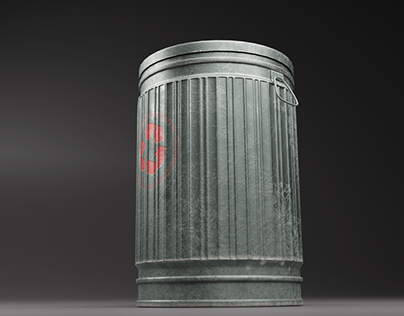 Eco-friendly dust bin(substance artwork)