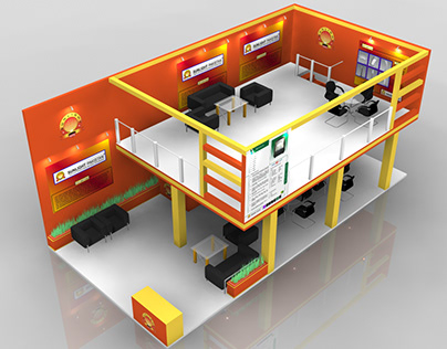 Double Story Exhibition Stall Design