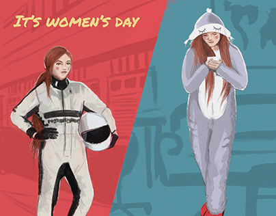 It's Women's Day. Suit up! - Adobe Live Challange