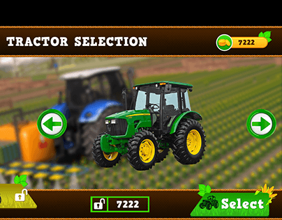 Tractor Simulator Game Ui