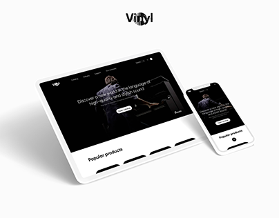 Vinyl e-commerce / Online store /