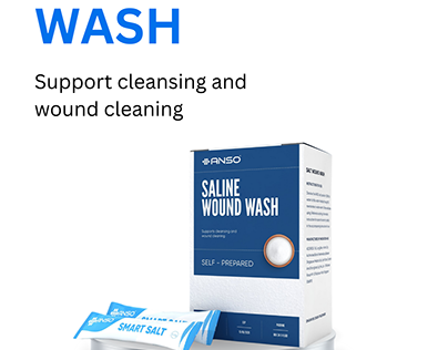 Anso Salt Saline Wound Wash - Strongbody Wholesale