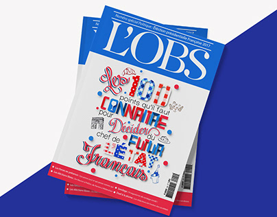 Typographie et mise en page magazine L'OBS